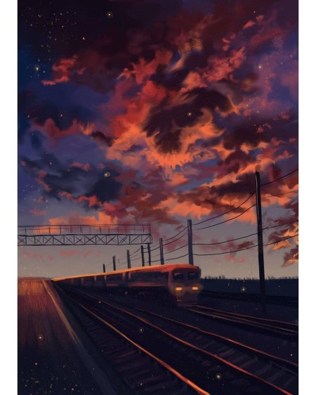 Железная дорога арт