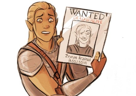 Dragon age Origins Зевран арт