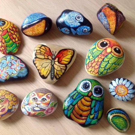 Рисование на камнях