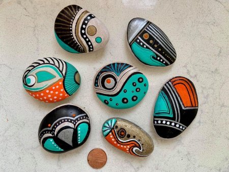 Роспись гальки