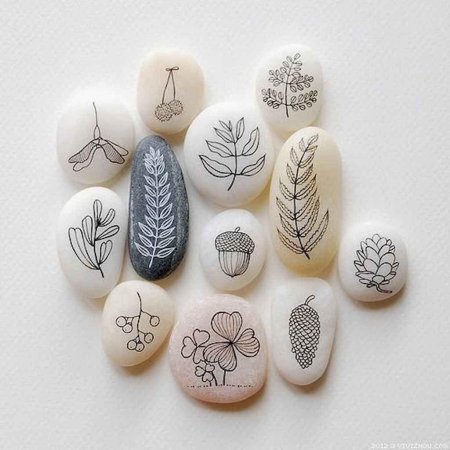 Роспись на камнях