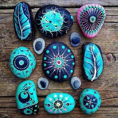 Роспись на камнях