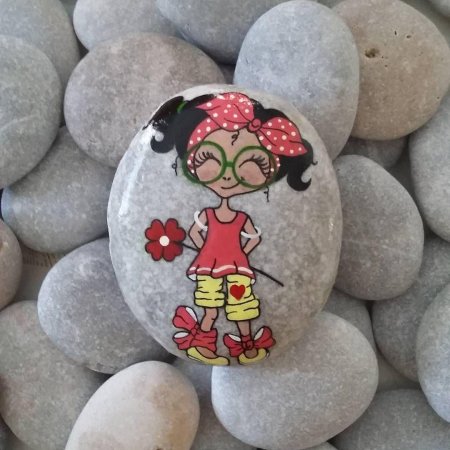 Снеговик из камней