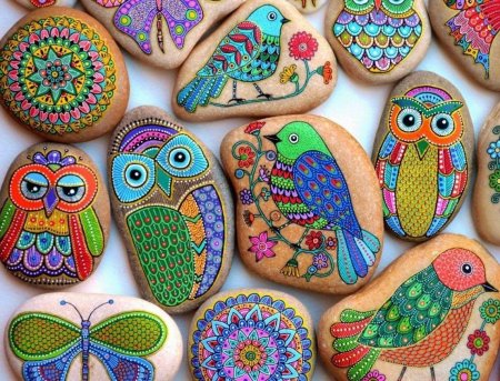 Роспись на камнях