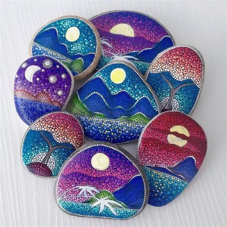 Роспись на камнях