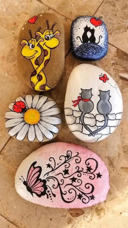 Роспись на камнях