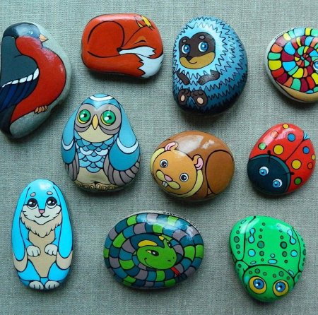 Роспись на камнях