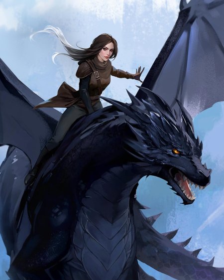 Дейенерис Таргариен с драконами