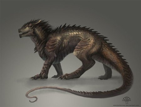 Дрейк бескрылый дракон