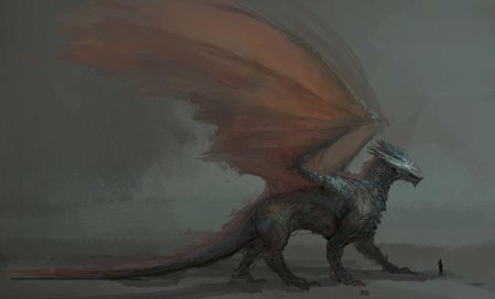 Дракон концепт арт
