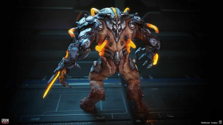 Doom Eternal Demons Art рыцарь ужаса