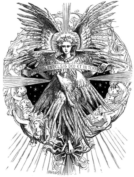 Шестикрылый Серафим тату