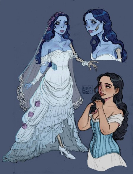 Труп невесты Эмили и Виктория