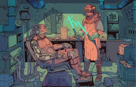 Джосан Гонсалес киберпанк