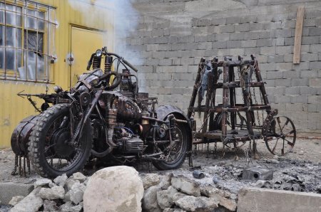 Мотоцикл Урал постапокалипсис