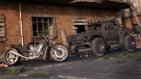 Мотоцикл Урал постапокалипсис