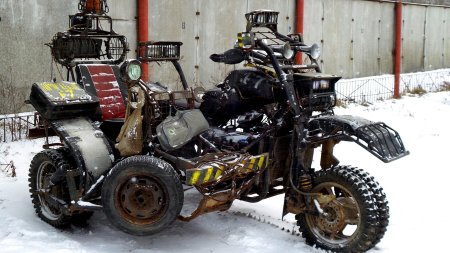 Мотоцикл Урал постапокалипсис