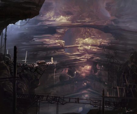 Гномьи Шахты фэнтези арт