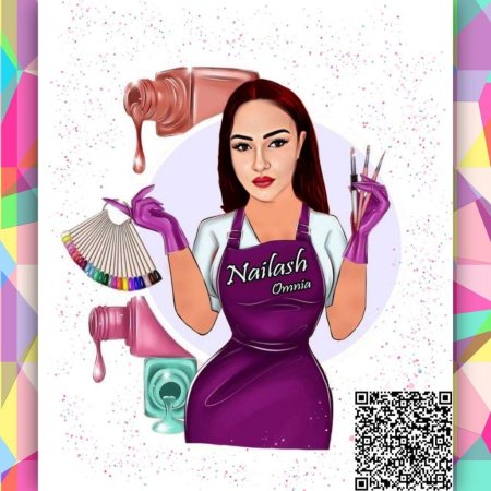 Бьюти шарж мастера маникюра