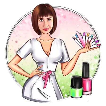 Шарж мастер маникюра