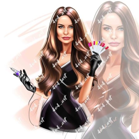 Шарж мастер маникюра