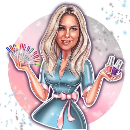 Шарж мастер маникюра