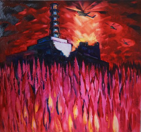 ЧАЭС 1986 рисунок