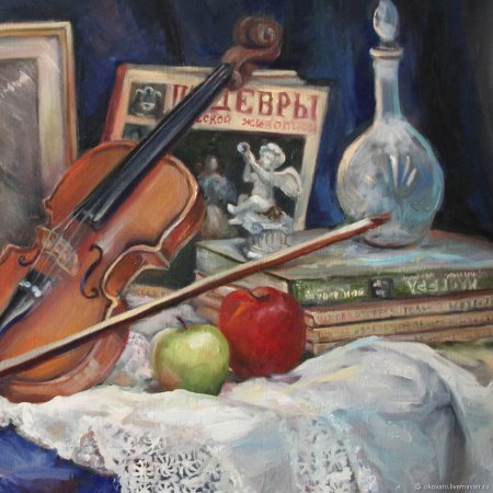 Осипов Сергей Иванович натюрморт со скрипкой