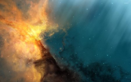 Туманности в космосе