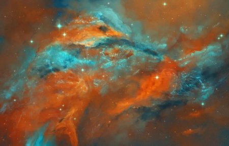 Туманности в космосе