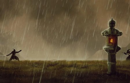 Самурай под дождем