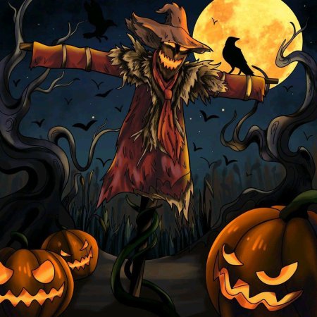 Хэллоуинские арты Эдисона