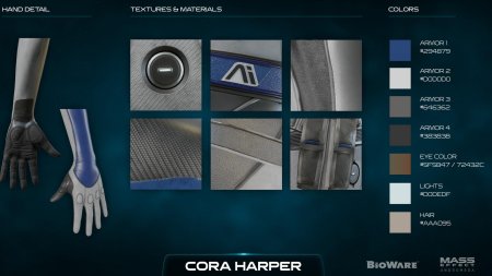 Mass Effect Andromeda кора Харпер