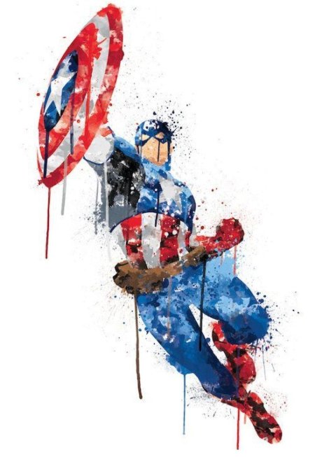 Стив Роджерс Капитан Америка арт