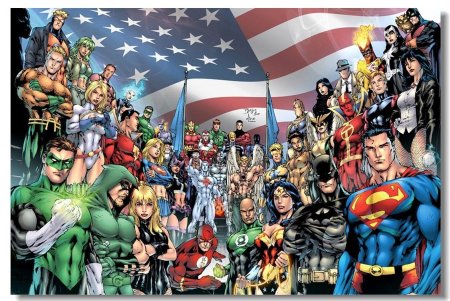 Герои Марвел и лига справедливости