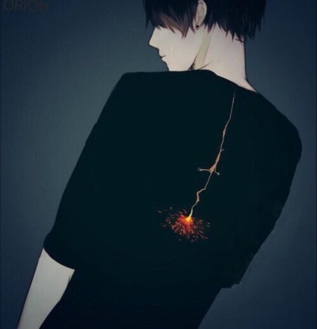 Аниме одинокий парень