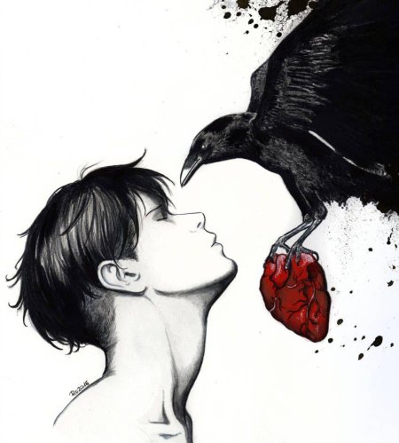 Мальчик с разбитым сердцем арт