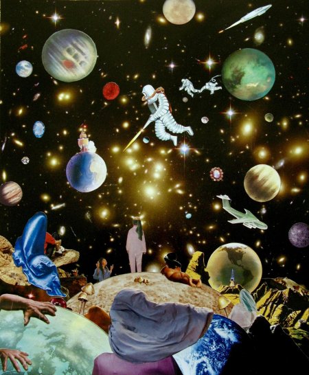 Космический коллаж