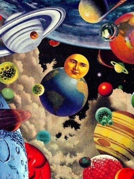 Коллаж космос