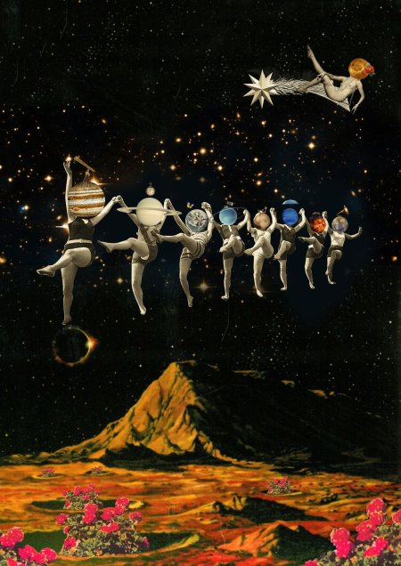 Космический коллаж