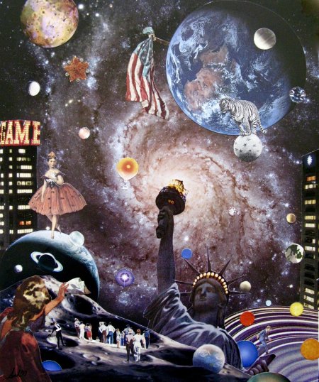 Коллаж Космик