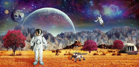 Коллаж космос