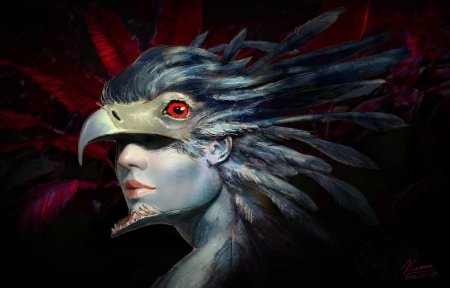 Девушка с клювом