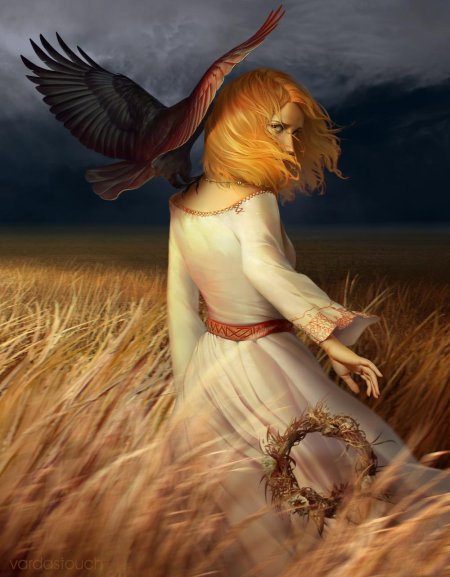 Девушка птица