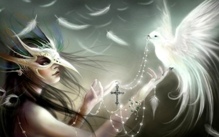 Девушка птица фэнтези