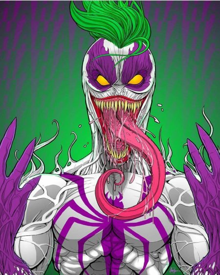 Бетменджокер симбиот комикс