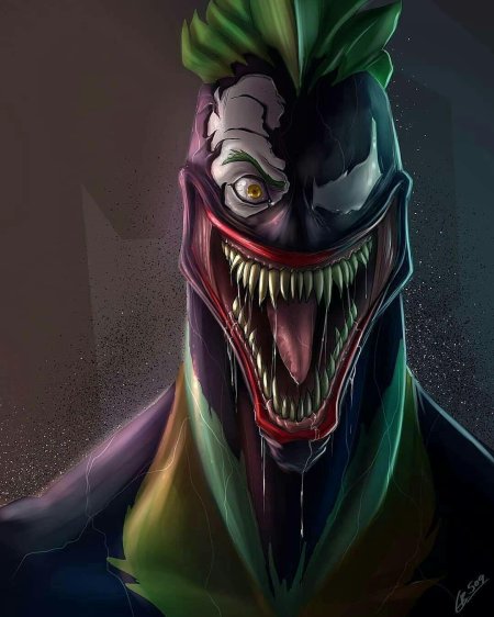 Бетменджокер симбиот комикс