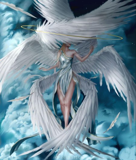 Шестикрылый Серафим Огненный ангел