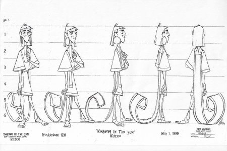 Model Sheet персонажа Дисней