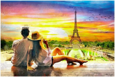 Влюбленные в Париже